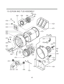 Section 2 parts for Lg Washer Dryer Combo WM3632HW / ABWEEUS from AppliancePartsPros.com
