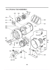 Section 2 parts for Lg Washer WM2442HW / ABWEEUS from AppliancePartsPros.com
