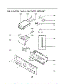 Section 2 parts for Lg Washer WM1333HW / AOWEEUS from AppliancePartsPros.com