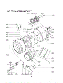 Section 3 parts for Lg Washer WM1333HW / AOWEEUS from AppliancePartsPros.com