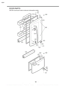 Section 4 parts for Lg Refrigerator LRBN20512SW / ASWCLGA from AppliancePartsPros.com