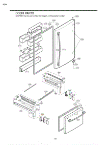 Section 4 parts for Lg Refrigerator LDN22735SW / ASWCLGZ from AppliancePartsPros.com