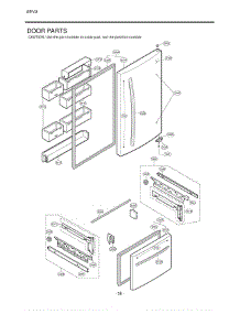 Section 4 parts for Lg Refrigerator LDC22720SW / ASWCLGG from AppliancePartsPros.com
