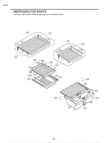 Section 3 parts for Lg Refrigerator LRBN22514WW / ASWCLGG from AppliancePartsPros.com
