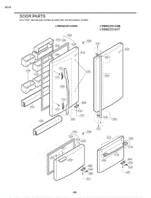 Section 4 parts for Lg Refrigerator LRBN22514SB / AWBCLGG from AppliancePartsPros.com
