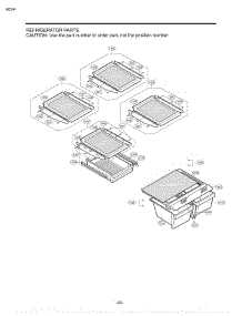 Section 3 parts for Lg Refrigerator LBN22515SB / AWBCLGG from AppliancePartsPros.com