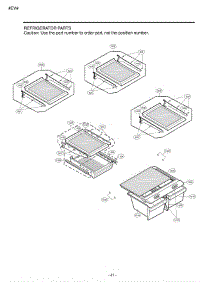 Section 3 parts for Lg Refrigerator LBC22520SW / ASWCLGG from AppliancePartsPros.com