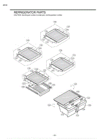 Section 3 parts for Lg Refrigerator LBC22518ST / ASTCLGG from AppliancePartsPros.com