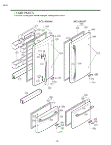 Section 4 parts for Lg Refrigerator LBC22518ST / ASTCLGG from AppliancePartsPros.com