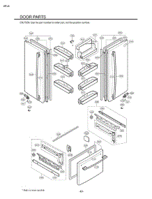 Section 4 parts for Lg Refrigerator LFC20740SW / ASWCLGY from AppliancePartsPros.com