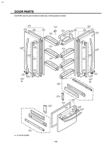 Section 4 parts for Lg Refrigerator LRFC22750SW / ASWCLGY from AppliancePartsPros.com