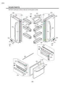 Section 4 parts for Lg Refrigerator LFC23760ST / ASTCLGA from AppliancePartsPros.com