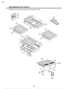 Section 3 parts for Lg Refrigerator LFD22860SB / AWBCLGY from AppliancePartsPros.com