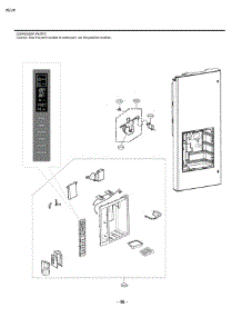 Section 5 parts for Lg Refrigerator LFX23961SW / ASWCLGA from AppliancePartsPros.com