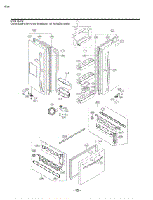 Section 4 parts for Lg Refrigerator LFX23961SB / AWBCLGA from AppliancePartsPros.com