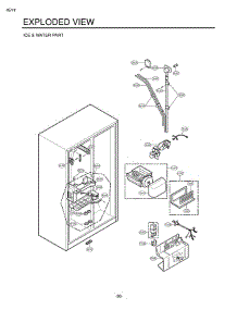 Section 5 parts for Lg Refrigerator LSC27926SW / ASWCLGA from AppliancePartsPros.com