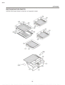 Section 4 parts for Lg Refrigerator LRTN19310WW / ASWCLGA from AppliancePartsPros.com