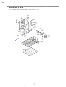 Section 2 parts for Lg Refrigerator 73954 / ABICSEA from AppliancePartsPros.com