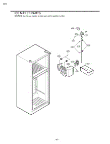 Section 5 parts for Lg Refrigerator 73954 / ABICSEA from AppliancePartsPros.com