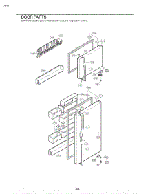 Section 4 parts for Lg Refrigerator 73959 / AWBCSEA from AppliancePartsPros.com