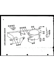 Machine Compartment parts for Amana Freezer C15F from AppliancePartsPros.com