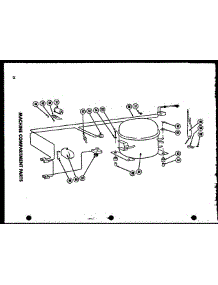 Machine Compartment parts for Amana Freezer C19F from AppliancePartsPros.com