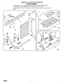 05 - Installation parts for Roper Air Conditioner X18004D01 from AppliancePartsPros.com