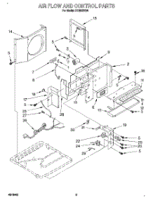02 - Air Flow And Control parts for Roper Air Conditioner X12002V04 from AppliancePartsPros.com