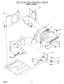 02 - Air Flow And Control parts for Roper Air Conditioner X12002D00 from AppliancePartsPros.com