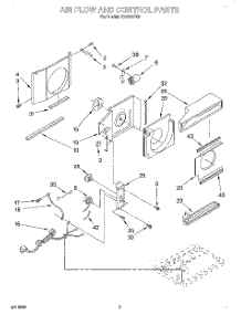 02 - Airflow And Control parts for Roper Air Conditioner X07002F00 from AppliancePartsPros.com