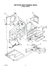 02 - Air Flow And Control Parts parts for Roper Air Conditioner X12002V03 from AppliancePartsPros.com