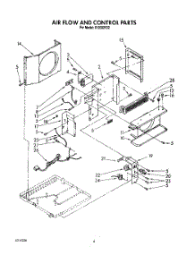 03 - Air Flow And Control parts for Roper Air Conditioner X12002V02 from AppliancePartsPros.com