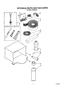 05 - Optional parts for Roper Air Conditioner X12002V02 from AppliancePartsPros.com