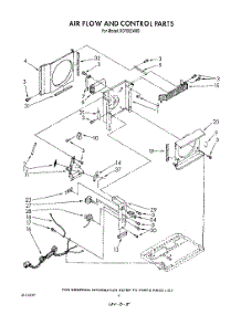 03 - Air Flow And Control, Literature parts for Roper Air Conditioner X07002W00 from AppliancePartsPros.com
