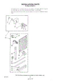 06 - Installation parts for Roper Air Conditioner X05002W00 from AppliancePartsPros.com