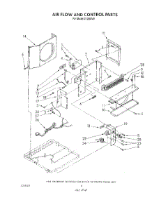 03 - Airflow And Control parts for Roper Air Conditioner X12002V0 from AppliancePartsPros.com