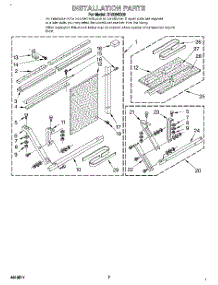05 - Installation parts for Roper Air Conditioner X18004D00 from AppliancePartsPros.com
