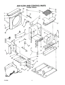 03 - Air Flow And Control parts for Roper Air Conditioner X18004V0 from AppliancePartsPros.com