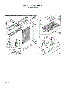 05 - Installation parts for Roper Air Conditioner X18004V0 from AppliancePartsPros.com
