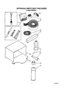 05 - Optional parts for Roper Air Conditioner X05002X01 from AppliancePartsPros.com