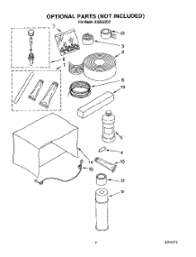 05 - Optional parts for Roper Air Conditioner X05002X02 from AppliancePartsPros.com