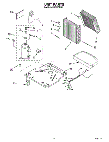 02 - Unit Parts parts for Roper Dehumidifier RD50CBM1 from AppliancePartsPros.com
