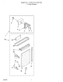 05 - Installation parts for Roper Air Conditioner X07002G0 from AppliancePartsPros.com
