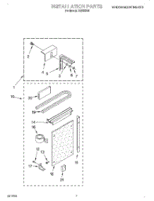 05 - Installation parts for Roper Air Conditioner X05002G0 from AppliancePartsPros.com