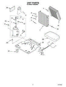 02 - Unit Parts parts for Roper Dehumidifier RD50CBM0 from AppliancePartsPros.com