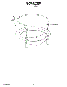 05 - Heater Parts parts for Roper Dishwasher RUD8050SD1 from AppliancePartsPros.com
