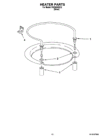 08 - Heater Parts parts for Roper Dishwasher RUD8050SD2 from AppliancePartsPros.com