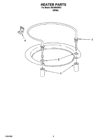 05 - Heater Parts parts for Roper Dishwasher RUD8000RQ1 from AppliancePartsPros.com