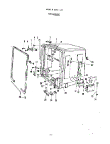 04 - Tub parts for Roper Dishwasher 8575L30 from AppliancePartsPros.com