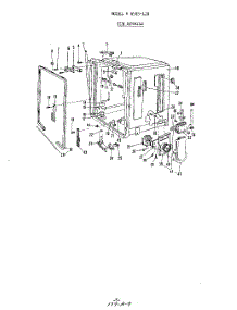 04 - Tub parts for Roper Dishwasher 8505L20 from AppliancePartsPros.com